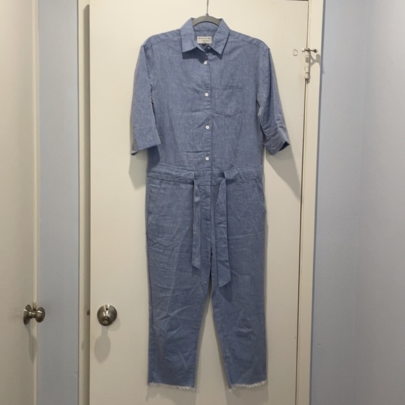 The Blue Shirt Shop Chambray Jumpsuit - Picture 6 of 8